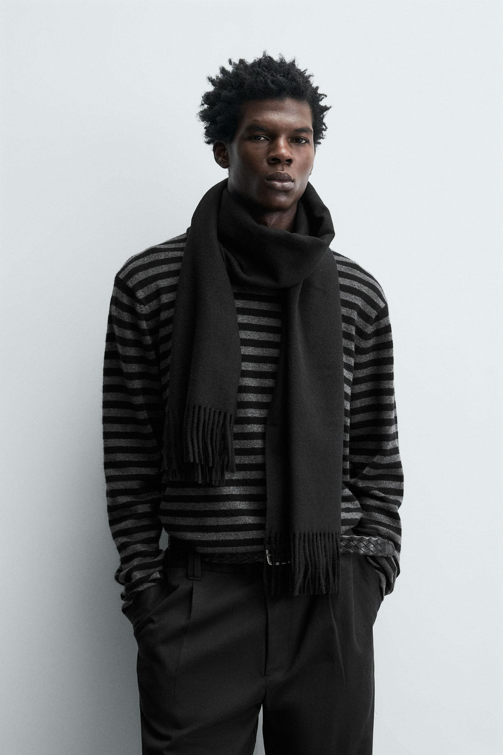 FRINGED SCARF - Zara фото 4