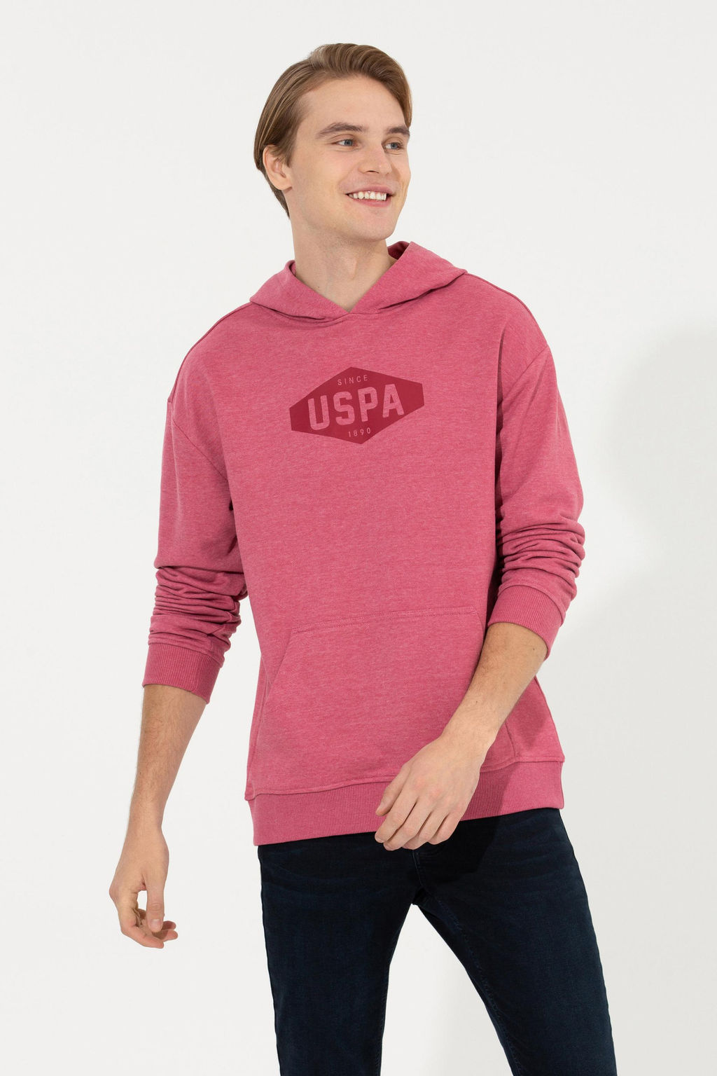 U. S. Polo Assn Мужская комфортная толстовка с капюшоном - U.s. polo assn фото 3