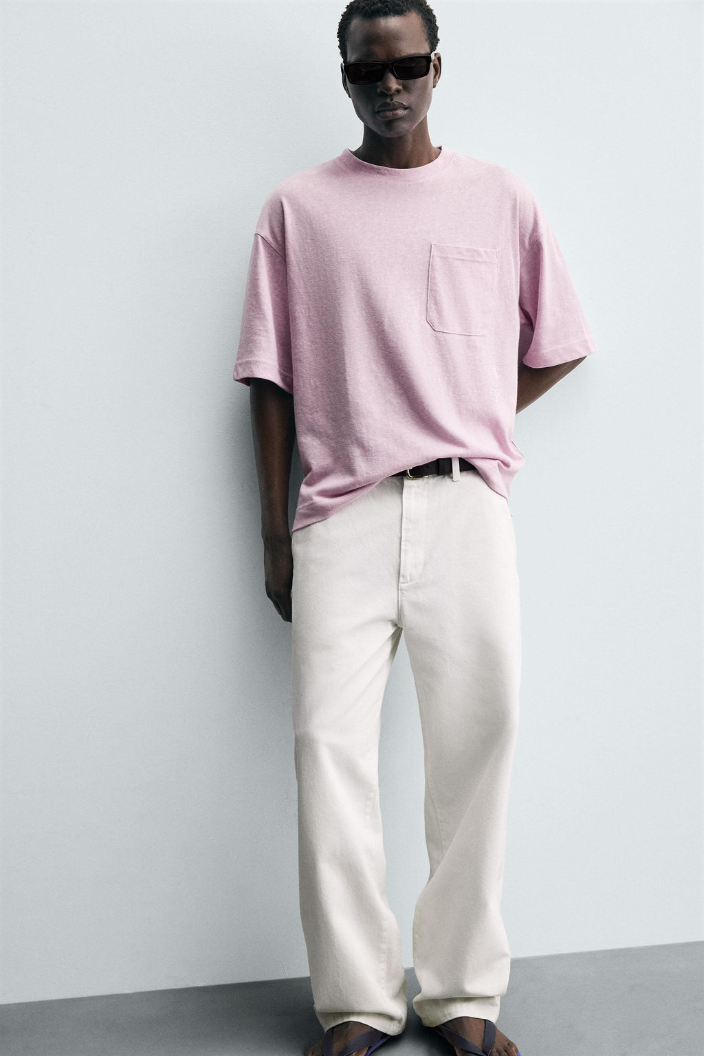 RELAXED FIT POCKET T-SHIRT - Zara фото 5