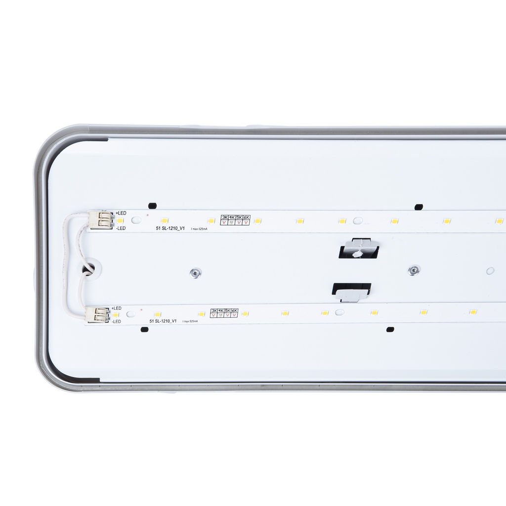 ULY-K70A 40W/4000K/L126 IP65 WHITE Светильник светодиодный промышленный. Белый свет (4000К). 4360Лм. 1260X150x100мм. Корпус белый. TM Uniel