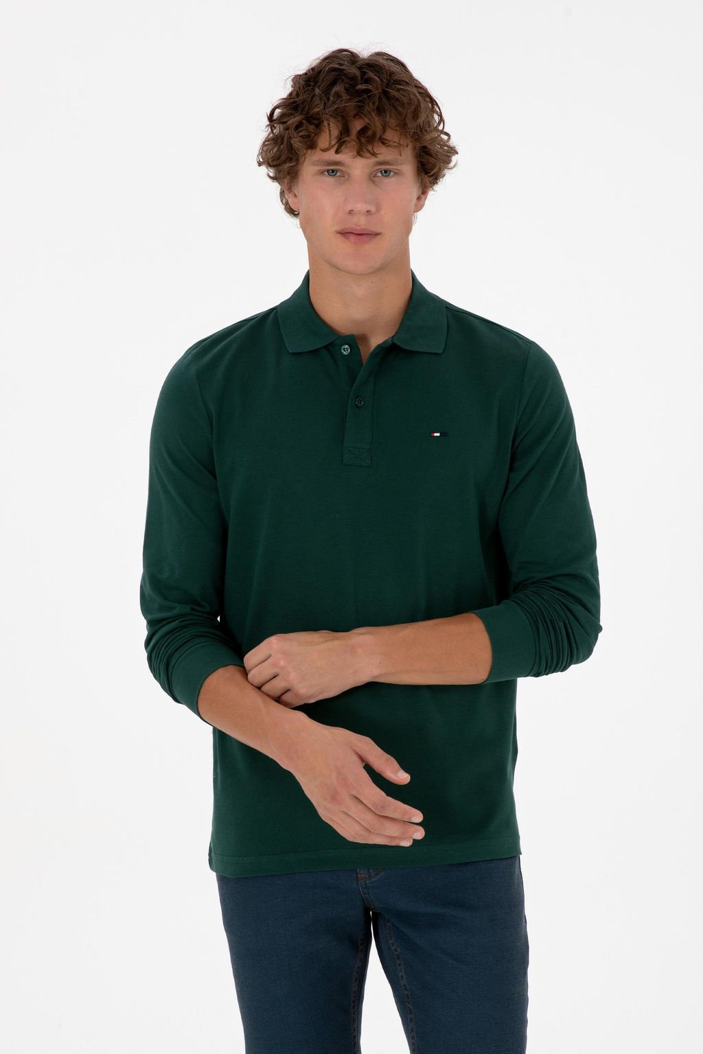 Erkek Koyu Ye_il Basic Sweatshirt Sepette S_rpriz _ndirim - U.s. polo assn фото 3