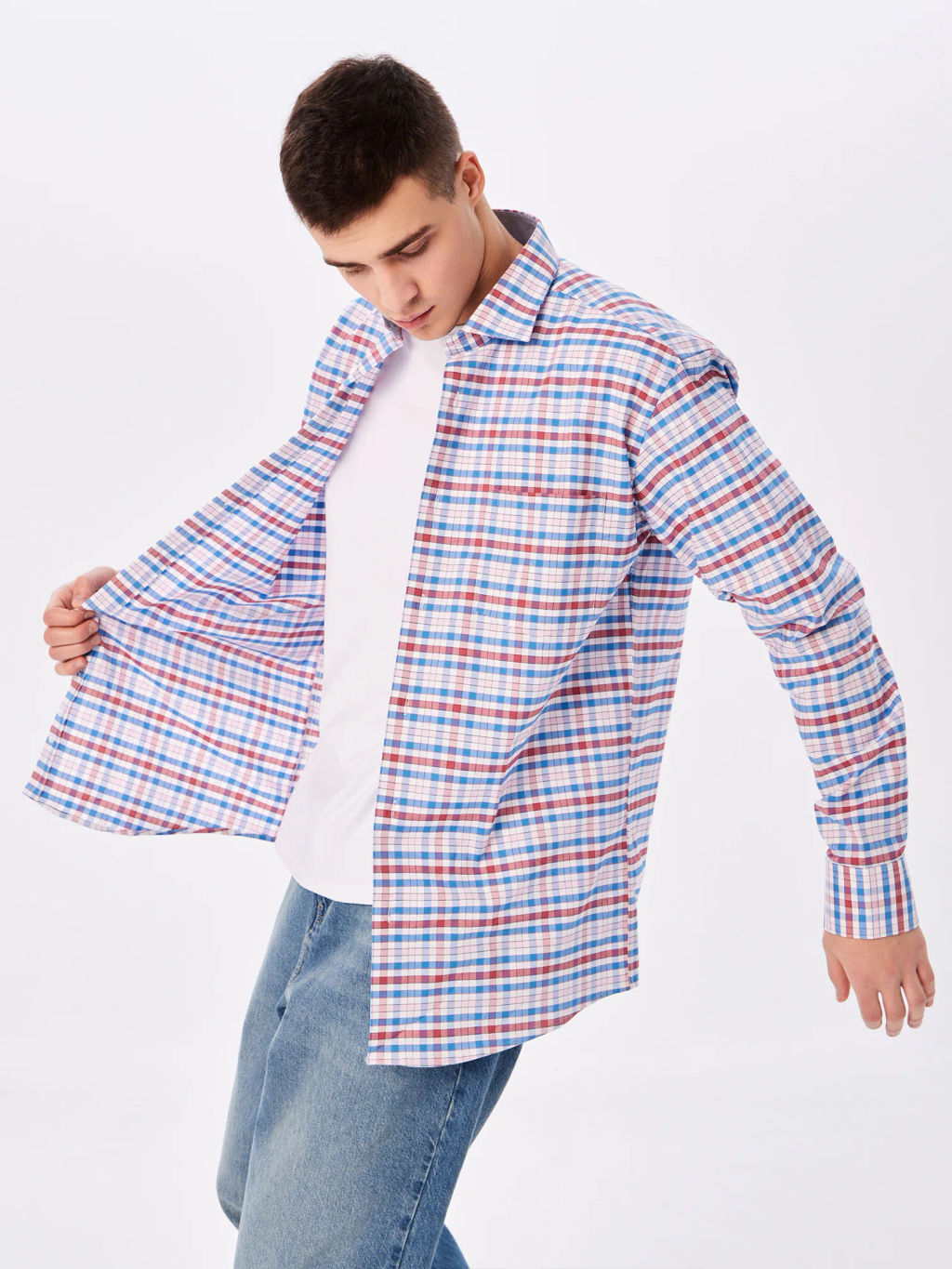 Сорочка мужская длинный рукав GREG 265/117/1166/1p STRETCH  фото 15