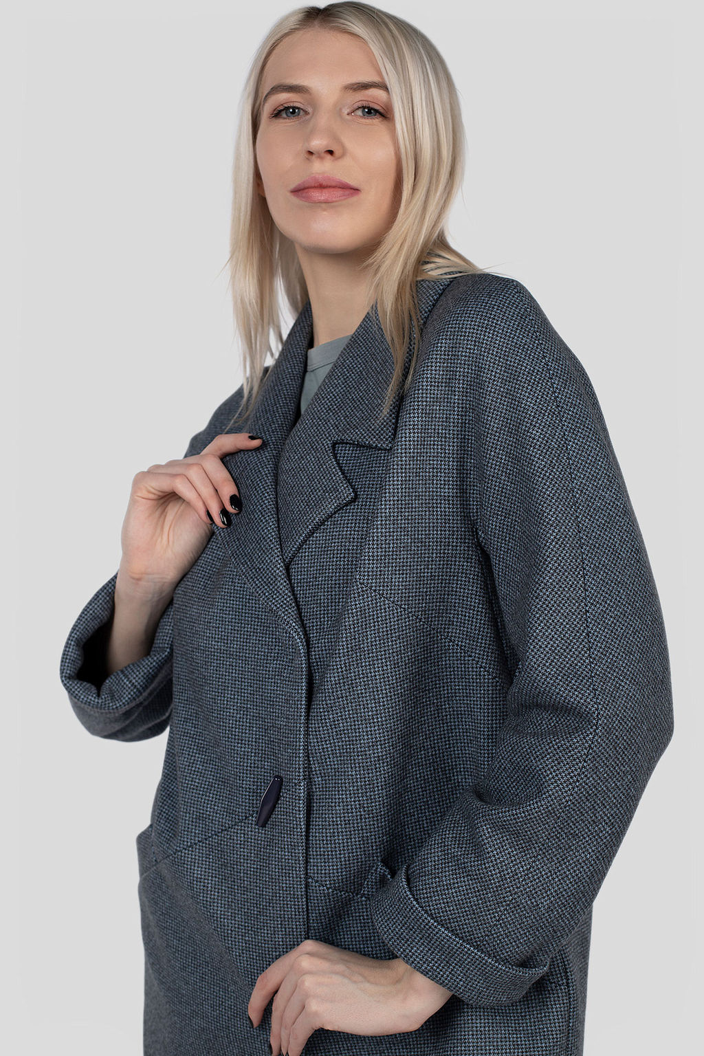 02-3200 Пальто женское утепленное - El podio фото 8