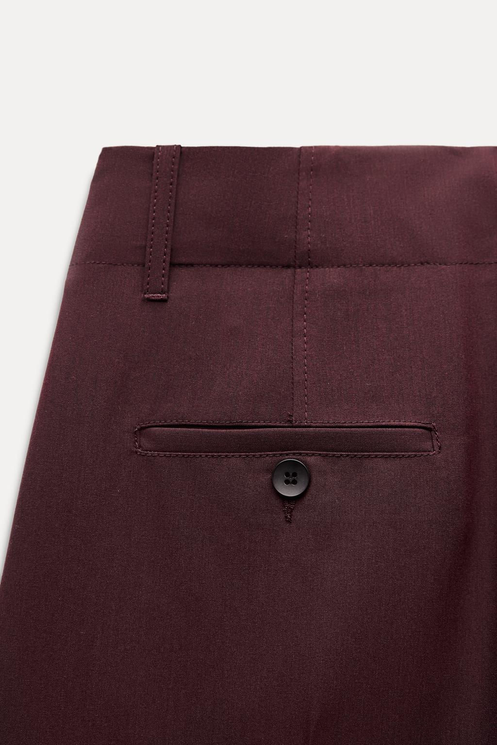 ZW COLLECTION STRAIGHT-LEG TROUSERS - Zara фото 8