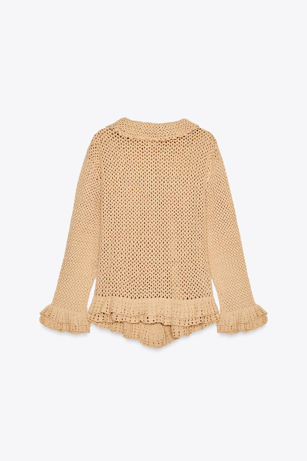 CROCHET CARDINGAN - Zara фото 8
