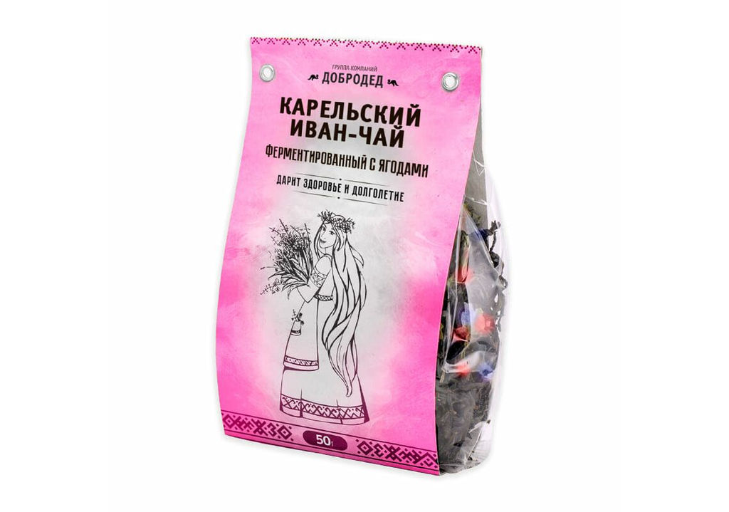 Иван-Чай листовой ферментированный с ягодами 50 г - ДоброДед фото 2