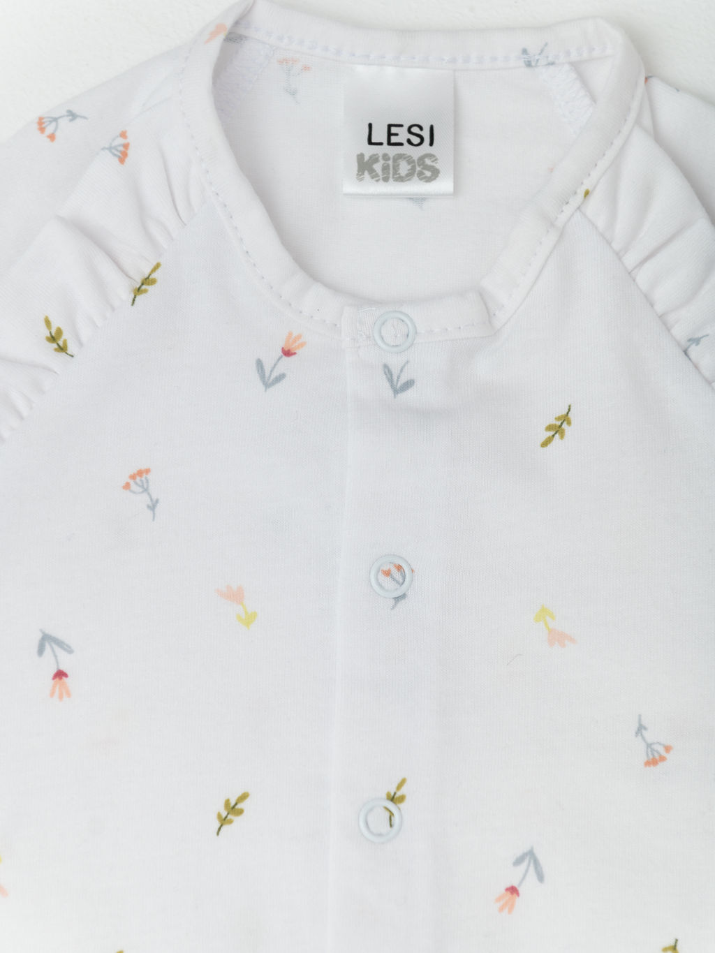 Кофта ясельная для девочки, бел/роз - Lesi kids фото 4