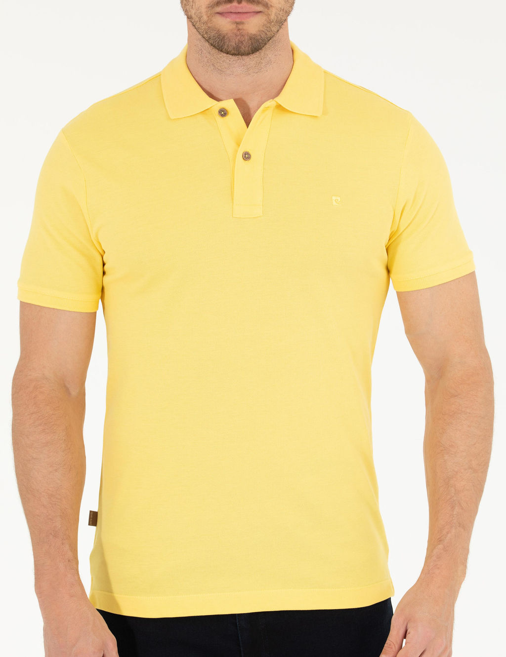 A__k Sar_ Slim Fit Polo Yaka Basic Ti__rt