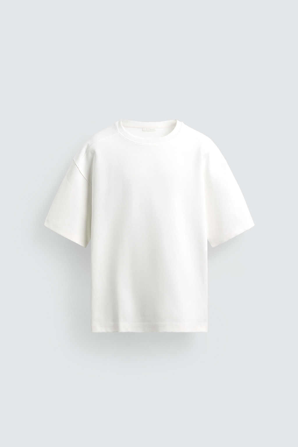 SUDADERAI NTERLOCK RELAXED FIT / Blanco - Zara фото 6