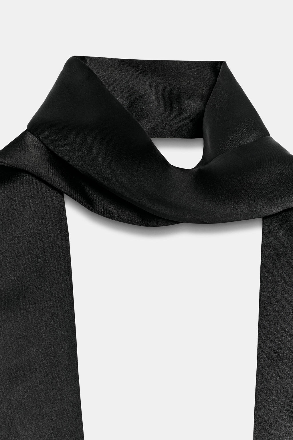 VESTIDO LENCERO COMBINADO FOULARD / Blanco - Zara фото 10