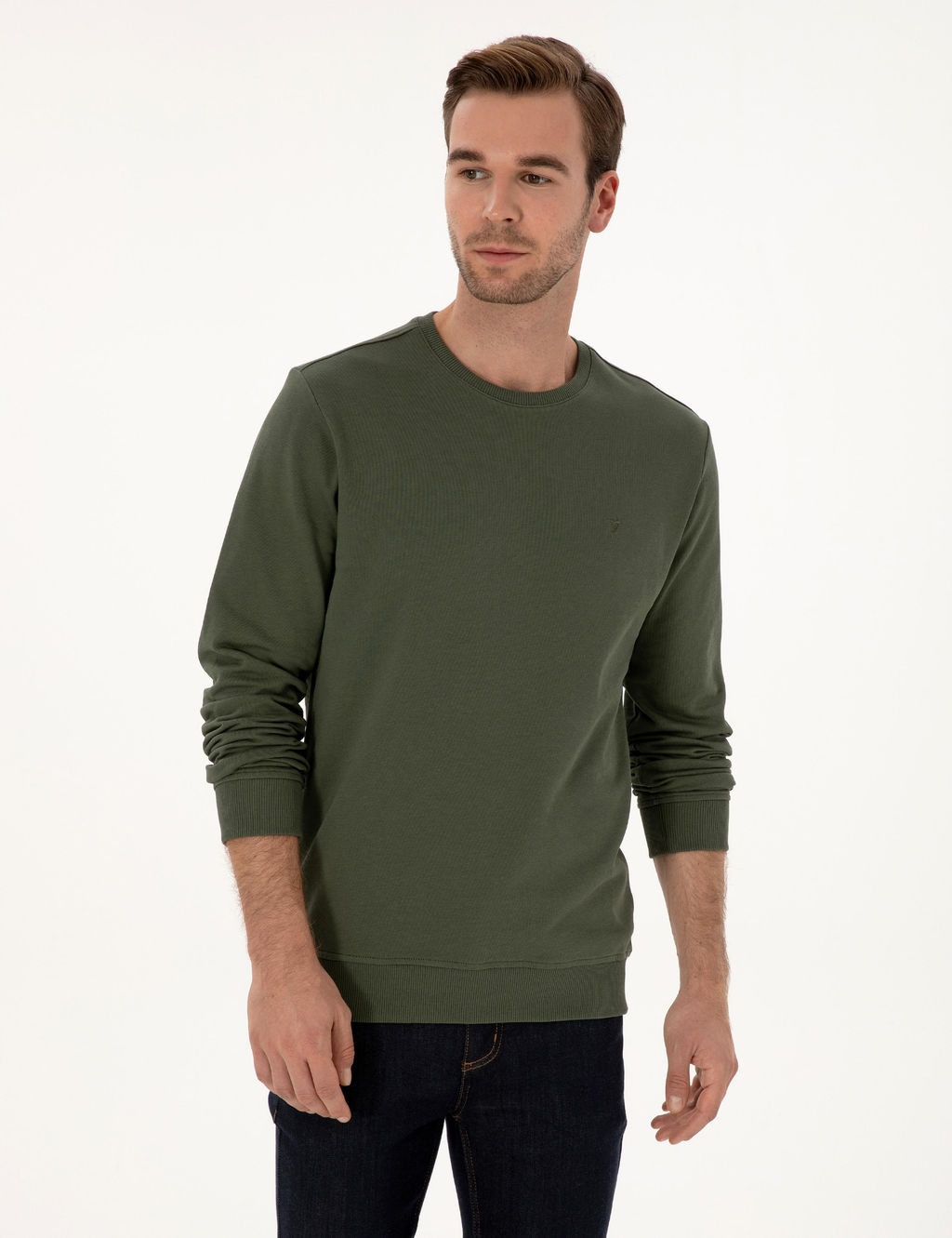 Haki Regular Fit Sweatshirt - Cacharel фото 3