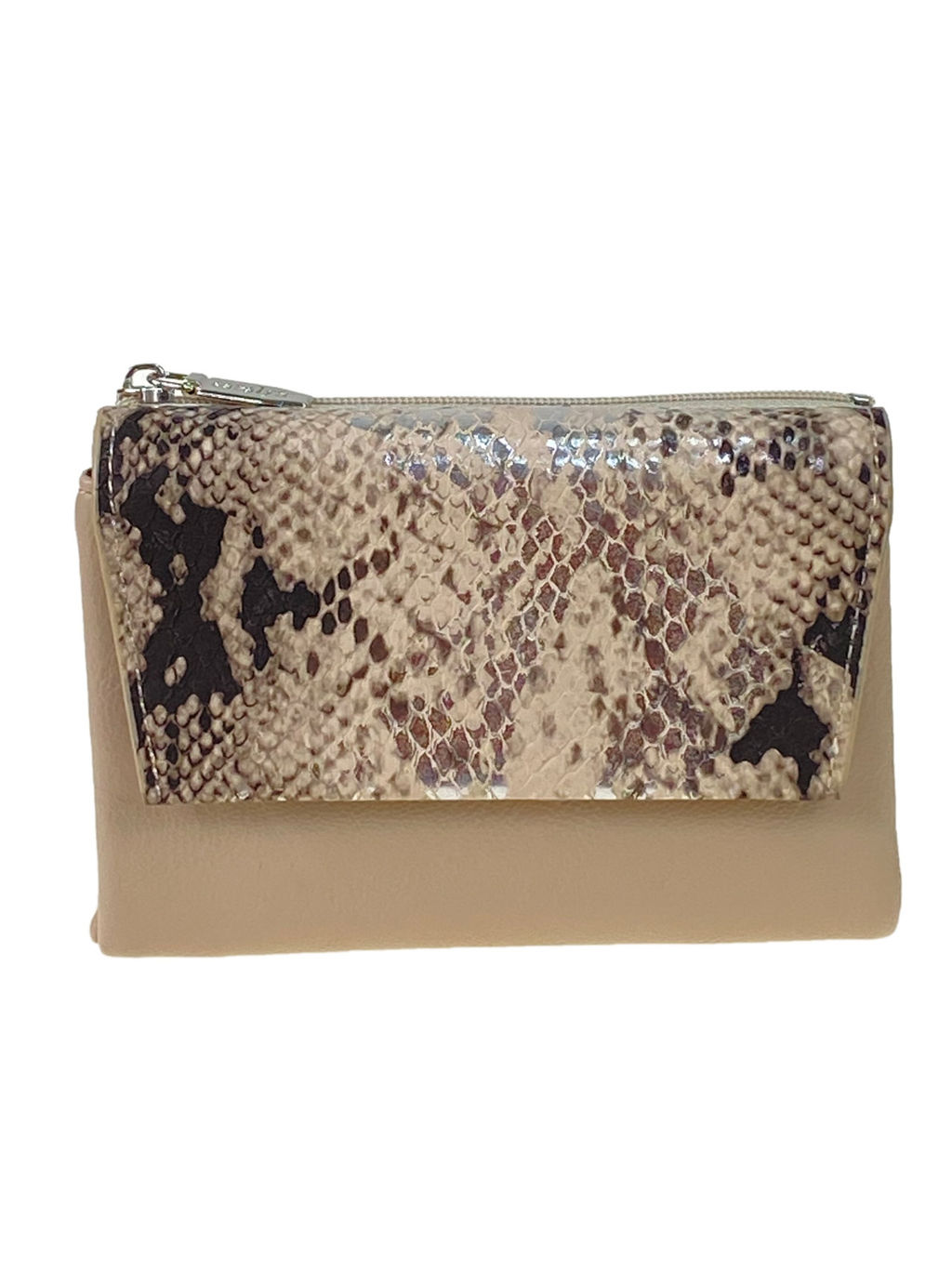 Женский кошелек с фермуаром из натуральной кожи, мультицвет - Greta фото 39