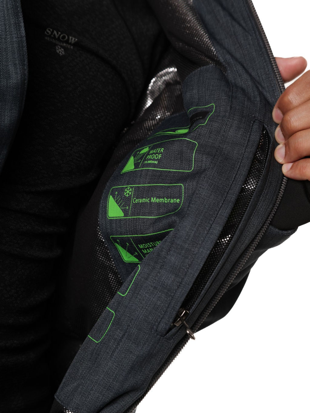 Комбинезон A-89033 Серый - Snow headquarter фото 8