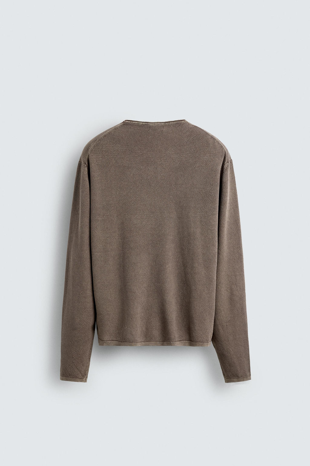 TEXTURED WASHED SWEATER - Zara фото 8
