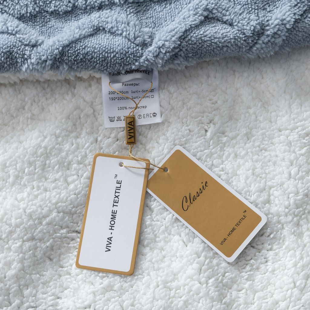 Плед Fluffy/Пушистый бамбуковая микрофибра FL015 150*200 - Ситрейд фото 8