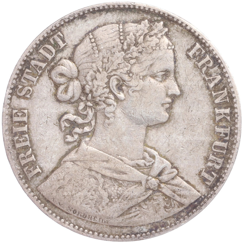 1 союзный талер 1860 года Франкфурт