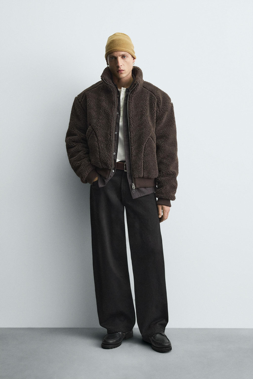 FAUX SHEARLING JACKET - Zara фото 3