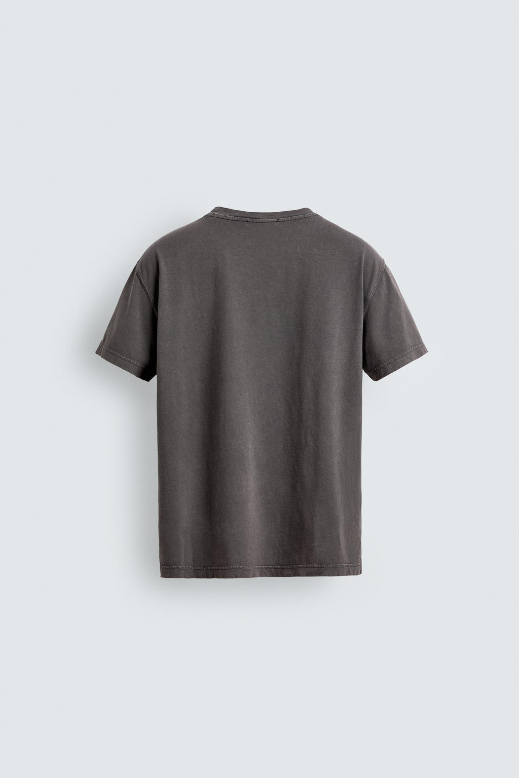 WASHED SLOGAN T-SHIRT - Zara фото 7
