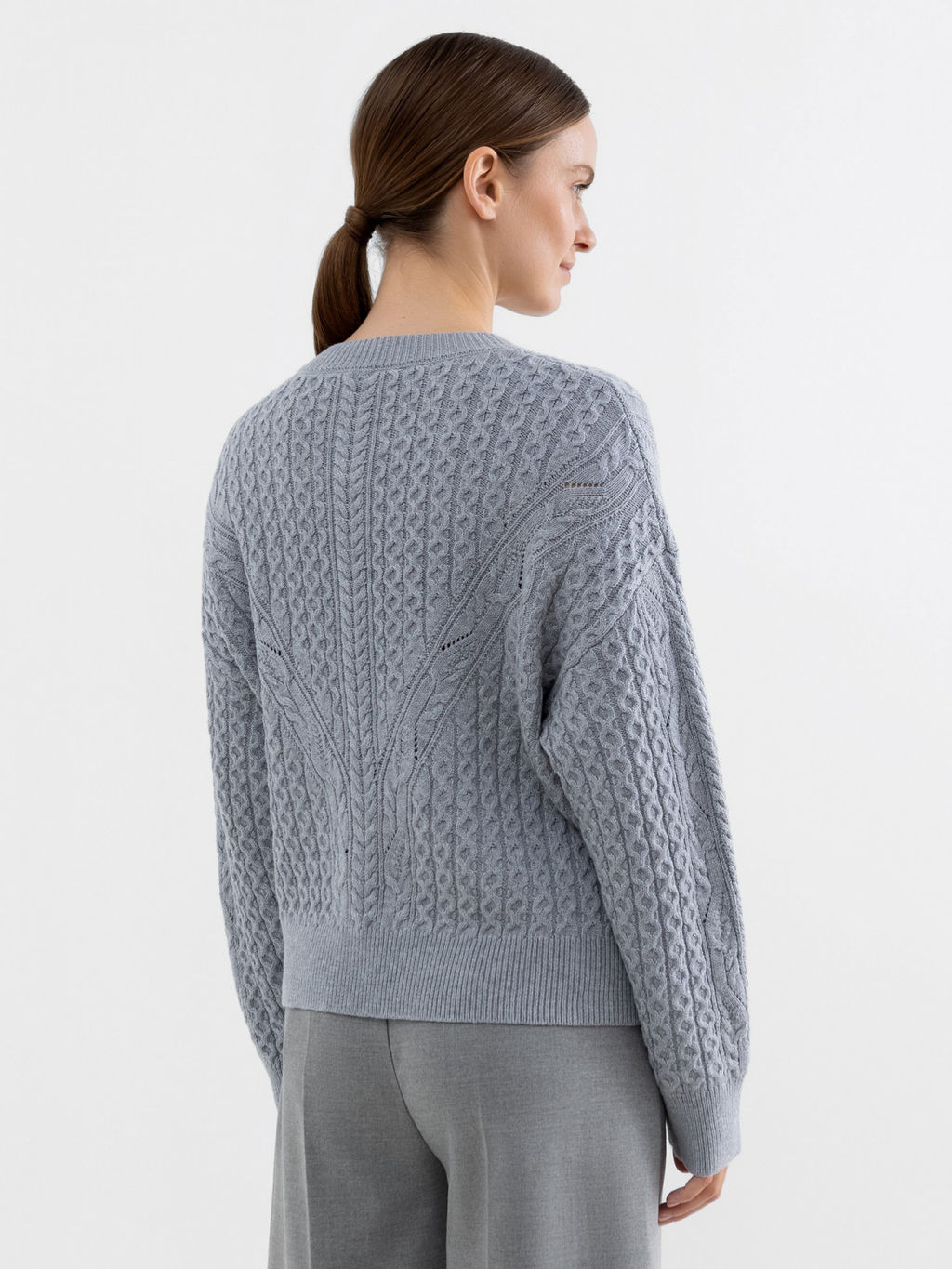 Conso/KJL 230671 - grey melange Джемпер женский  фото 4