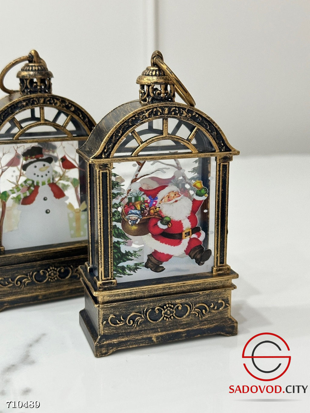 Фонарь новогодний декоративный