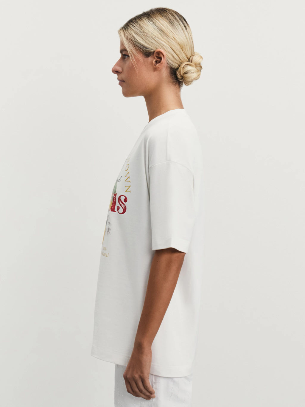 Футболка оверсайз с принтом / Zarina  фото 4