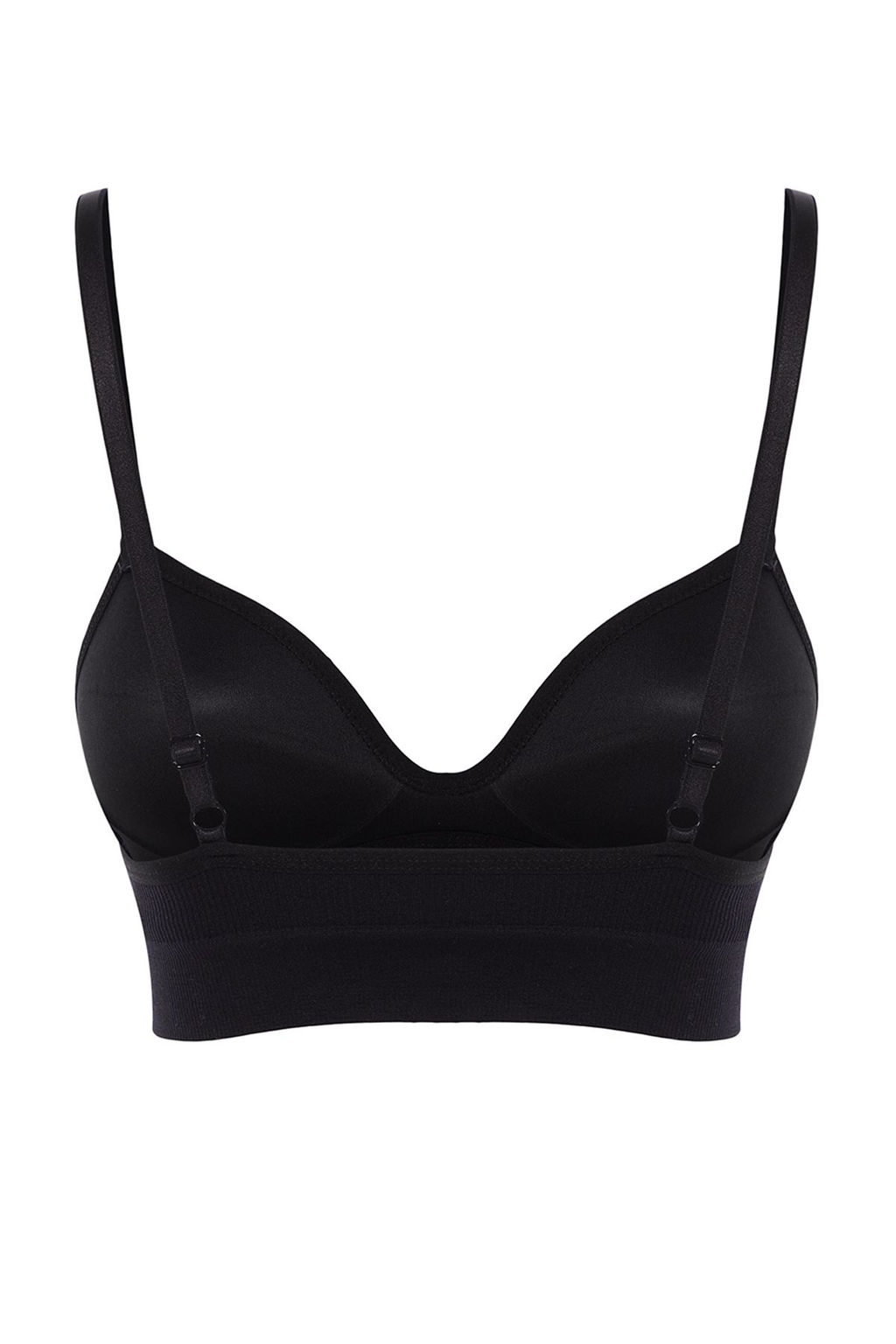 TRENDYOLMILLA Siyah Seamless/Dikissiz Ip Ask?l? Dolgusuz Balensiz Kapl? Bralette Orme Sutyen THMAW22SU0043  фото 39