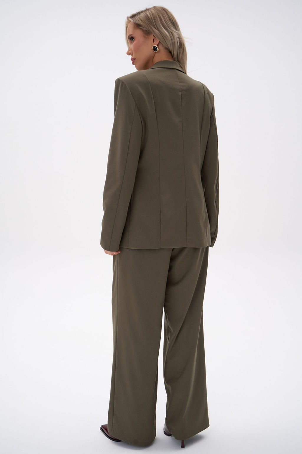 Костюм  тройка Мэдди (хаки)