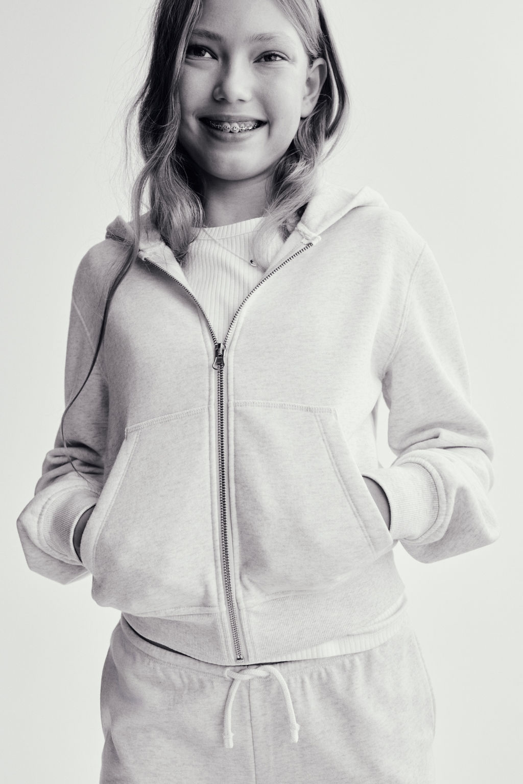 Chaqueta sudadera con capucha y cremallera - H&m фото 9