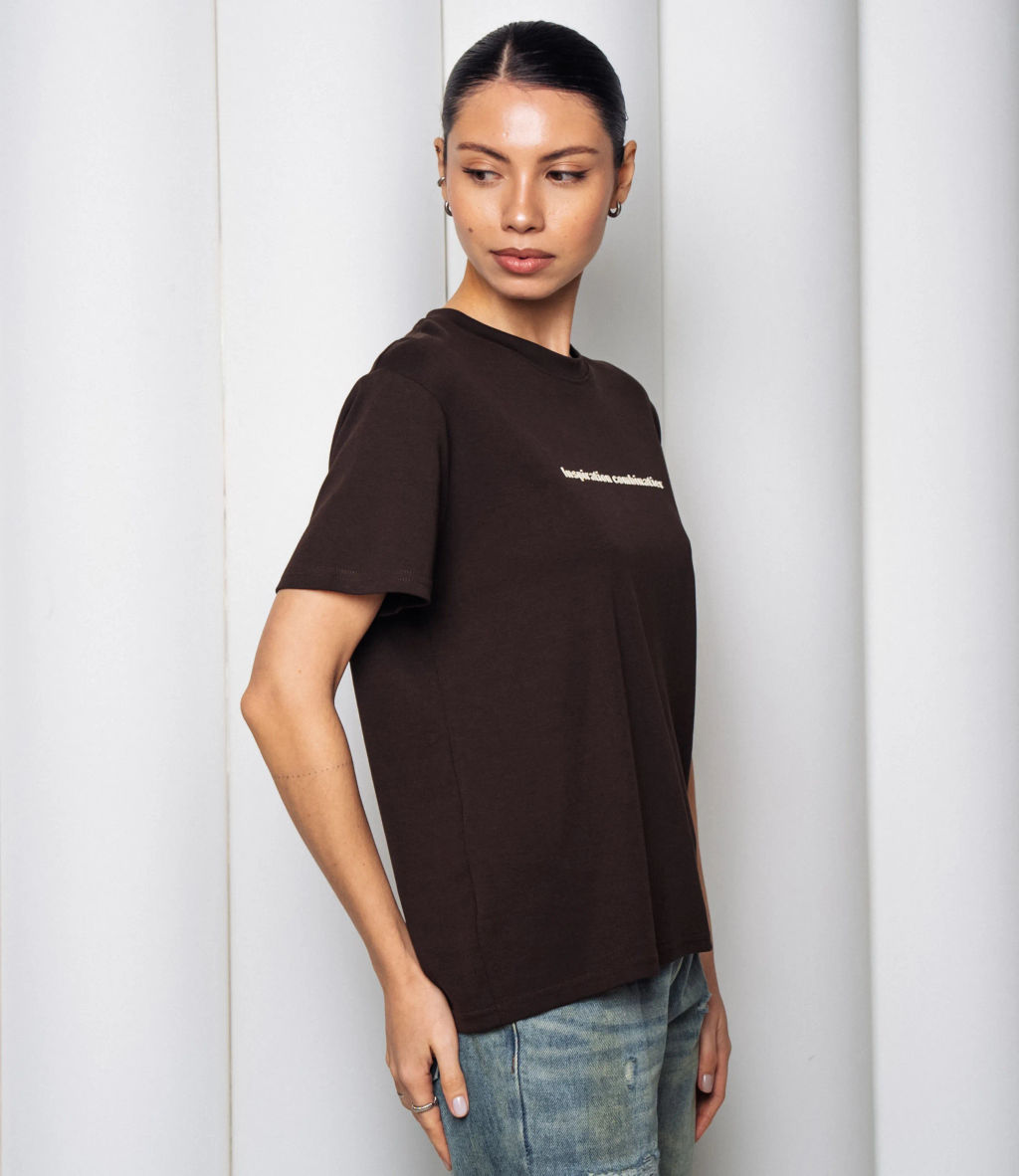 Футболка #КТ2021 (1), шоколадный - Dommod фото 2