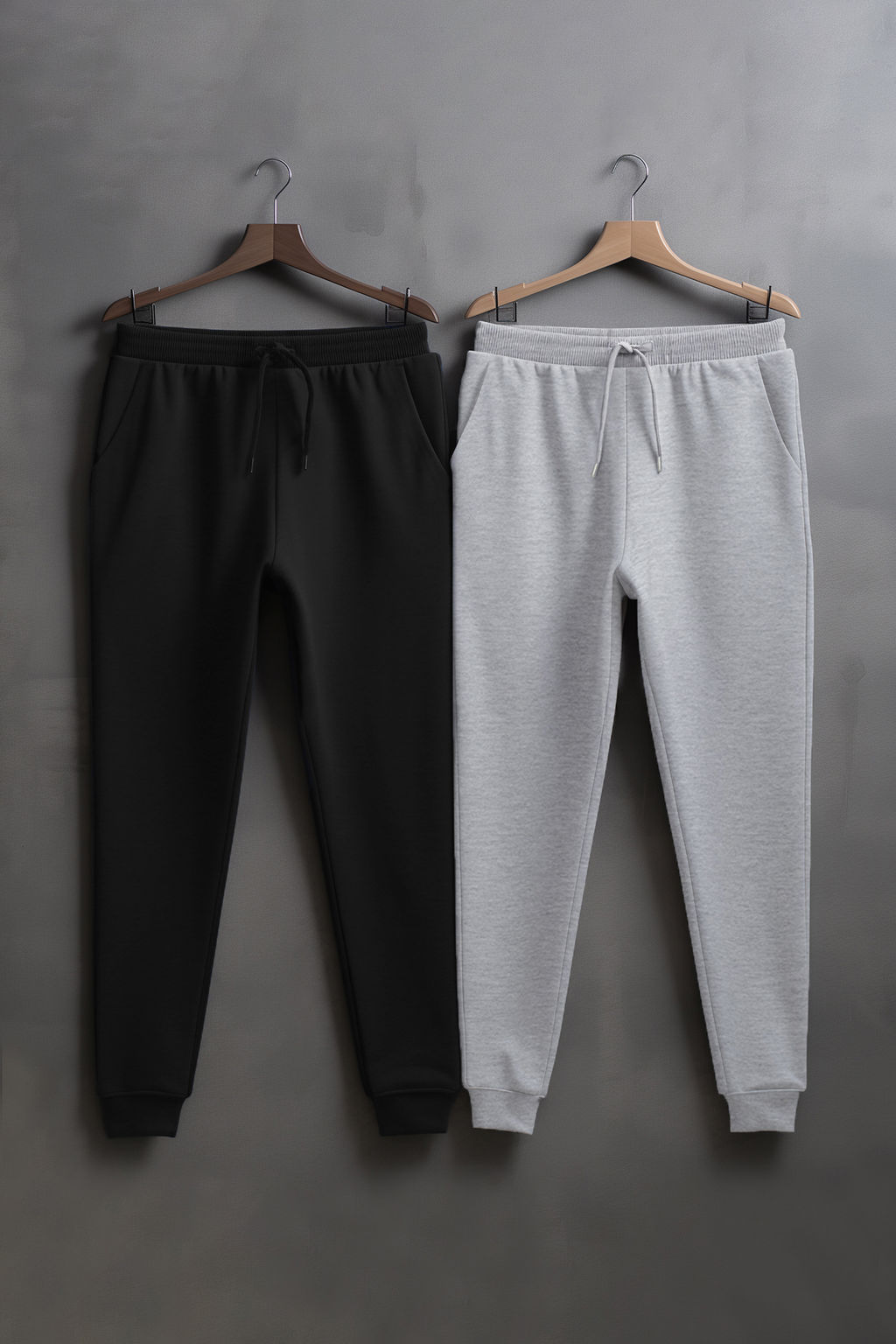 Gri-Siyah Regular/Normal Kesim Pacas? Lastikli Jogger 2li Paket Esofman Alt? TMNAW22EA0279