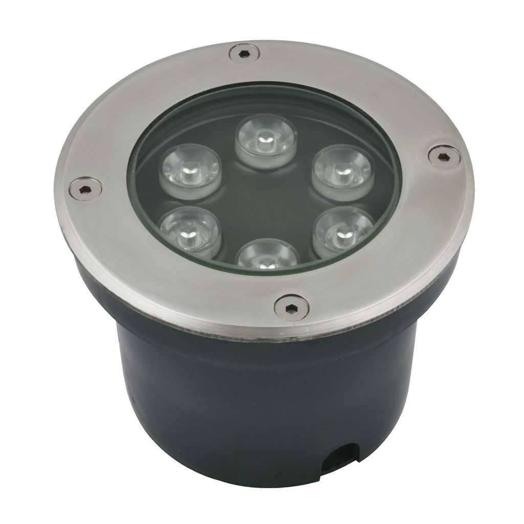 ULU-B11A-6W/GREEN IP67 GREY Светильник светодиодный уличный. Архитектурный встраиваемый. Зеленый свет. Корпус серый. TM Uniel.