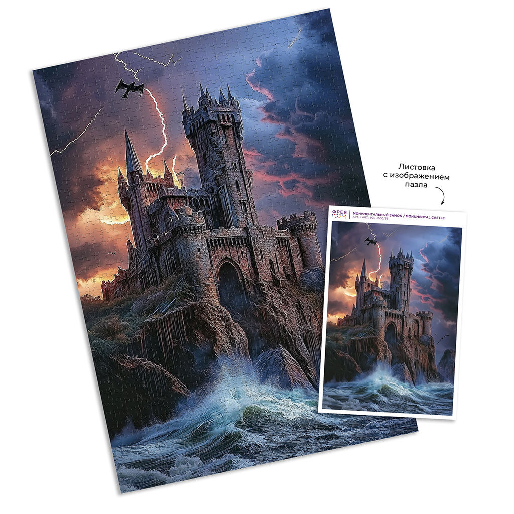 ФРЕЯ Пазл 1500 элемент. PZL-1500/38 Монументальный замок