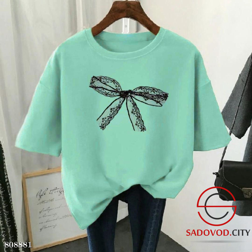 Футболка женская с бантиком