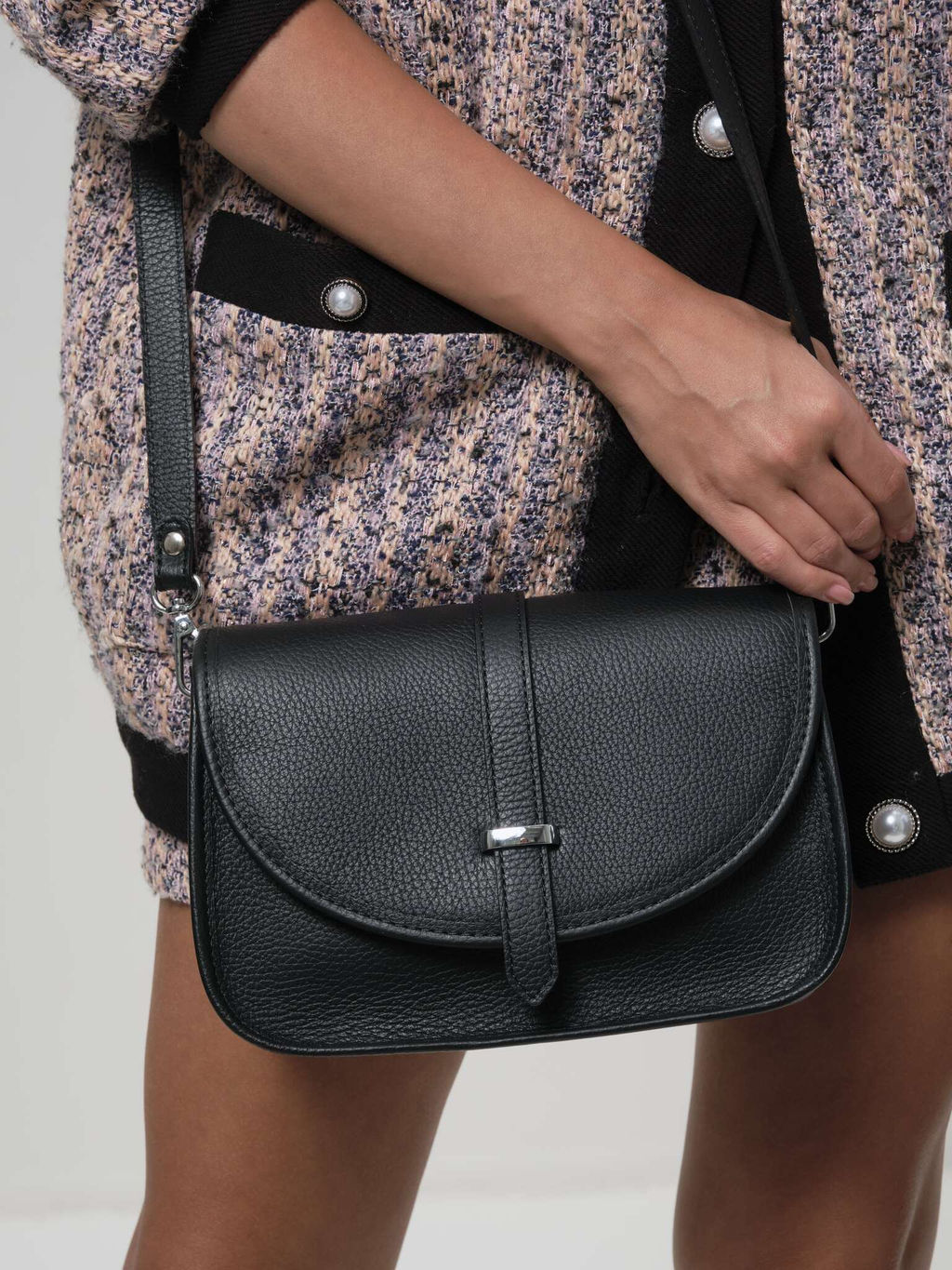 Кожаная сумка Suzy DBR 31110 черный  фото 2