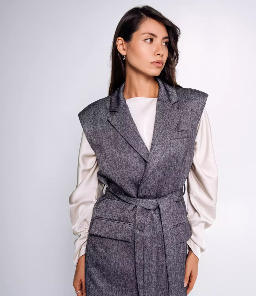 Костюм #БШ2248, серый