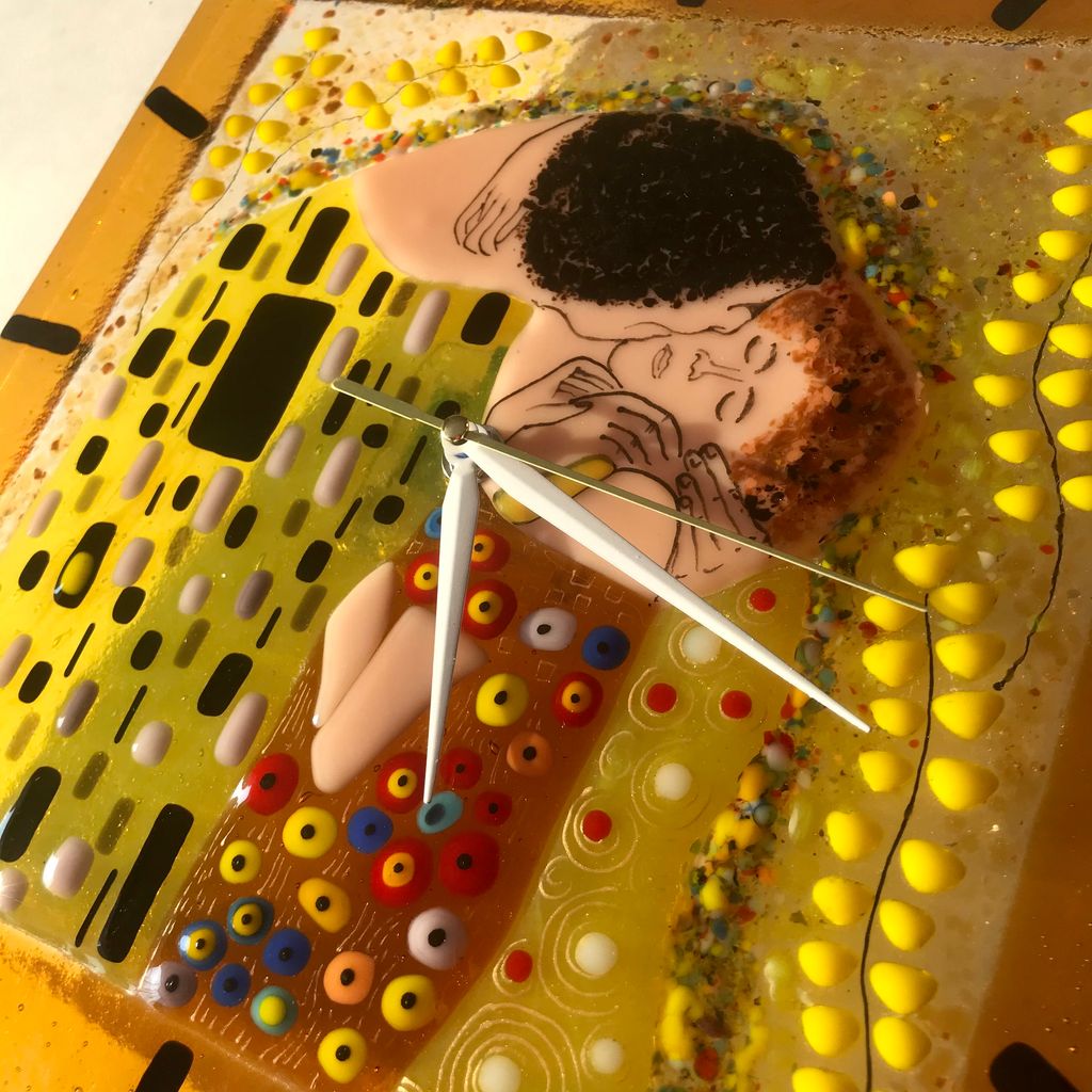 Настенные часы Поцелуй - Стрекоза фото 7