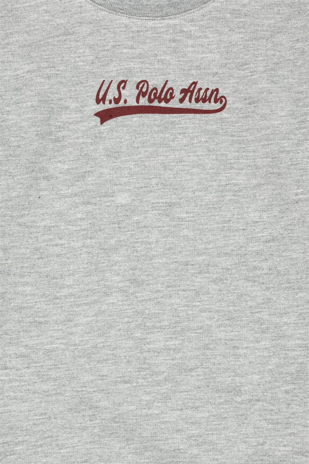 U. S. Polo Assn Серый меланжевый свитшот с круглым вырезом для мальчиков - U.s. polo assn фото 3