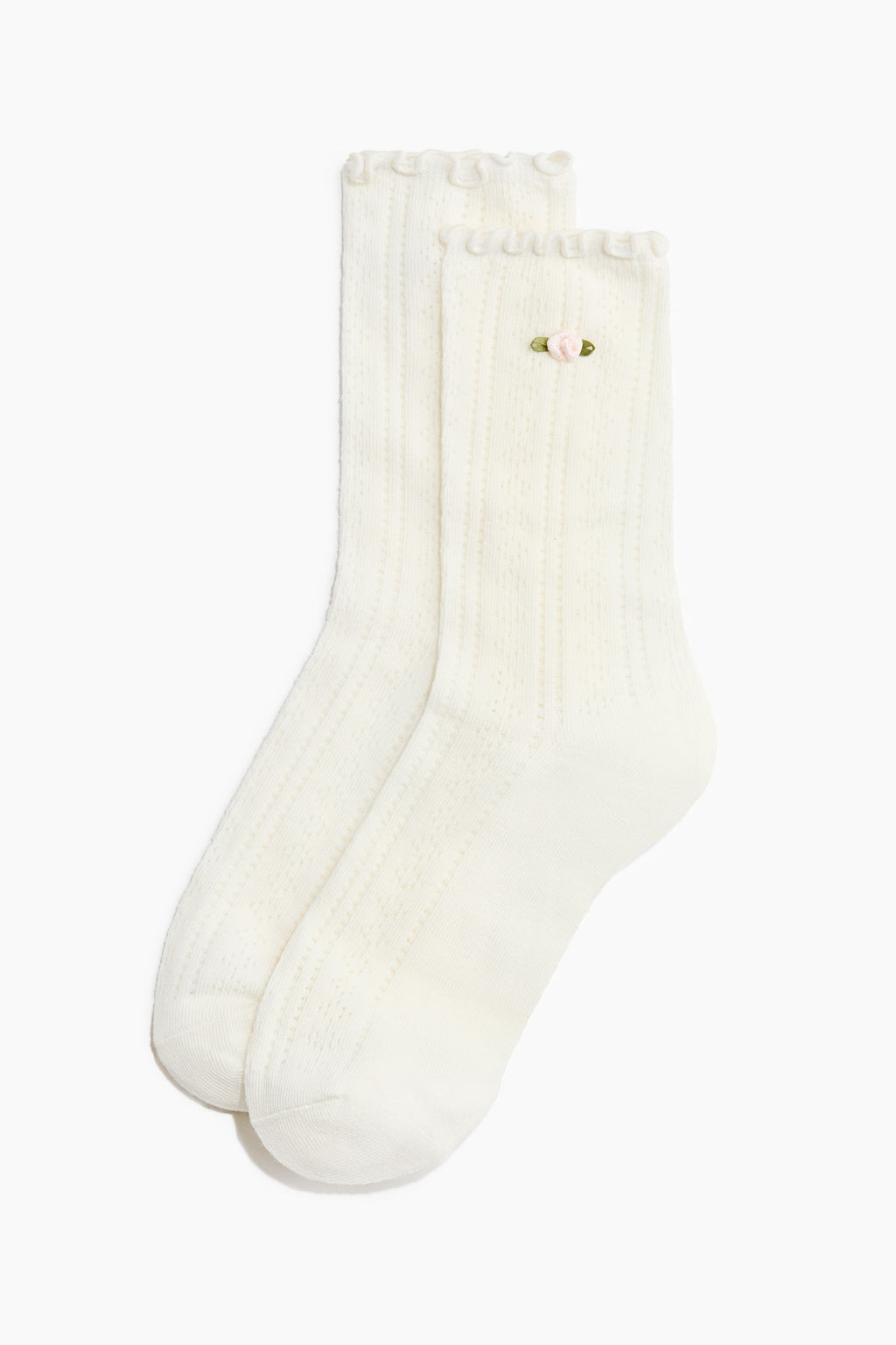 Pack de 2 calcetines en punto pointelle - H&m фото 3