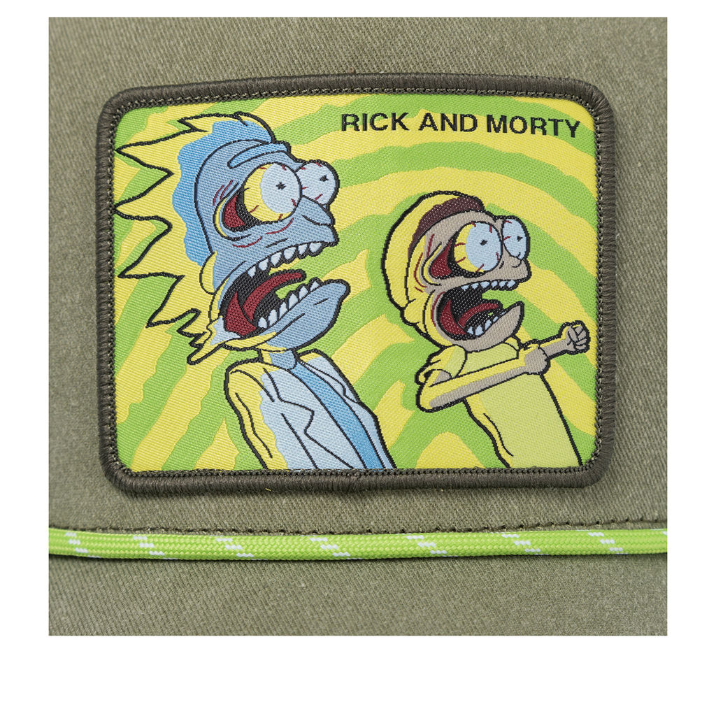 Бейсболка CAPSLAB арт. CL/REM5/1/PCT/MCO Rick and Morty Together (оливковый) фото 4