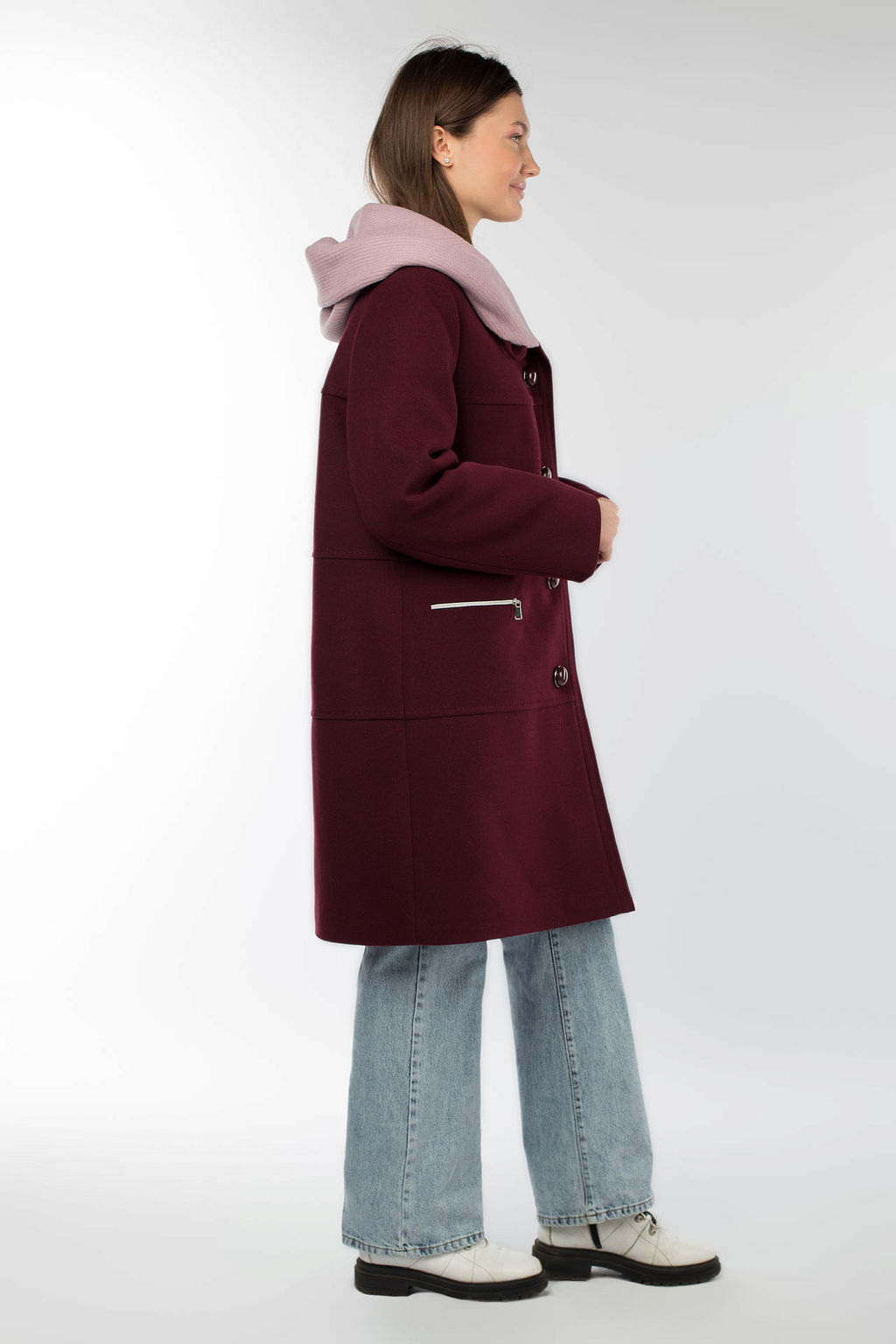 02-3043 Пальто женское утепленное - El podio фото 11