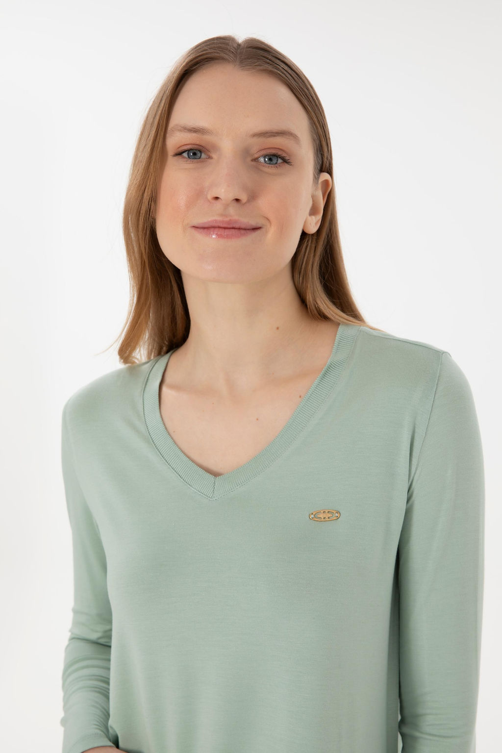 Kad_n Su Ye_ili Sweatshirt Sepette S_rpriz _ndirim - U.s. polo assn фото 2