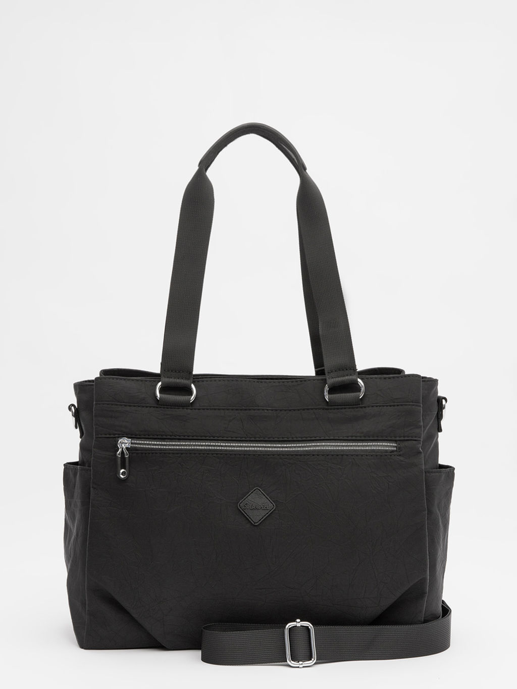 Чёрный шоппер S.Lavia  фото 6