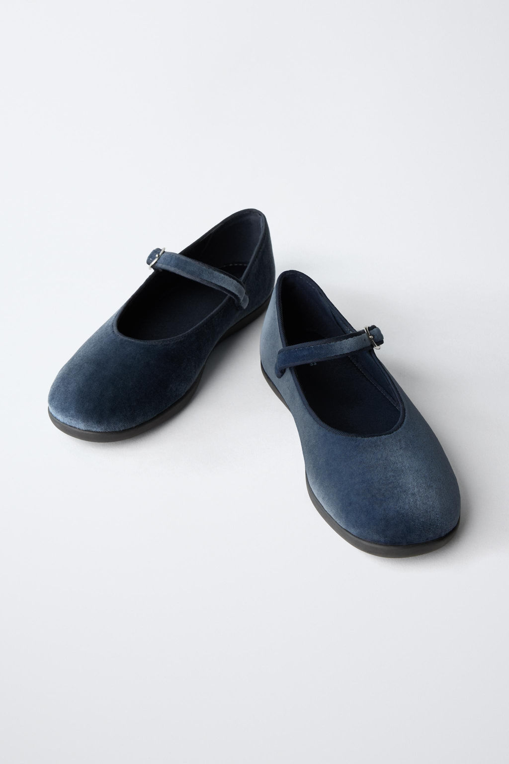 VELVET BALLET FLATS - Zara фото 3