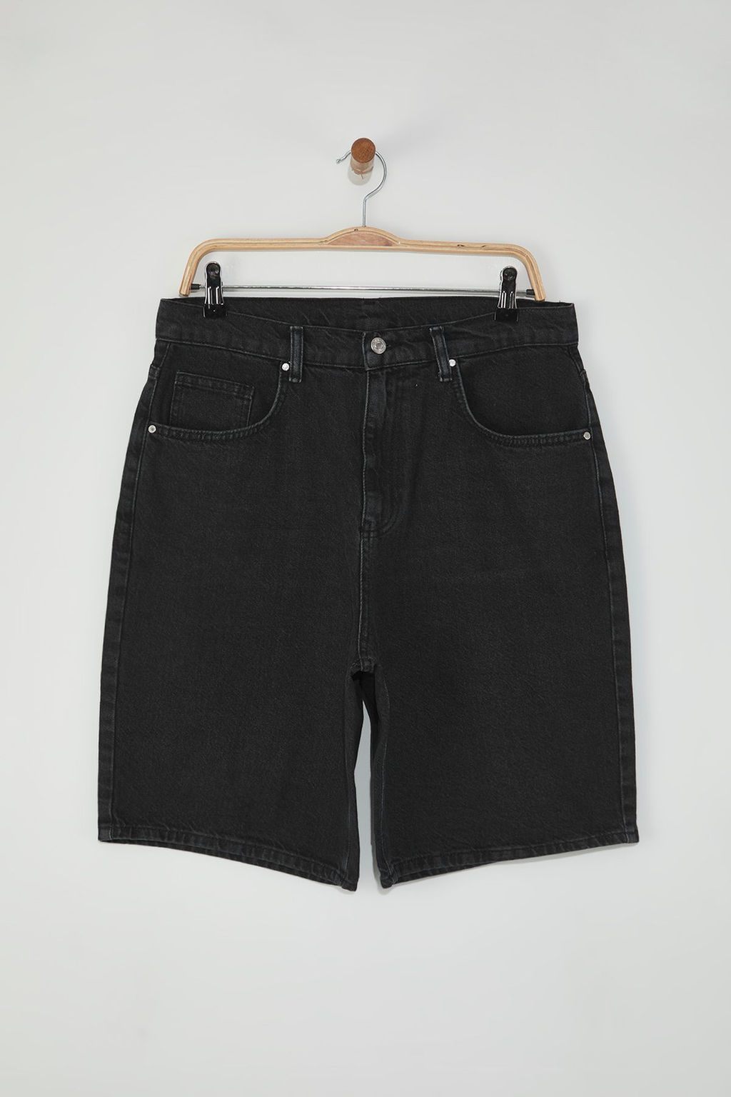 TRENDYOL MAN Mavi Baggy Fit More Sustinable Kot Sort TMNSS25SR00054 - Trendyolmilla фото 5