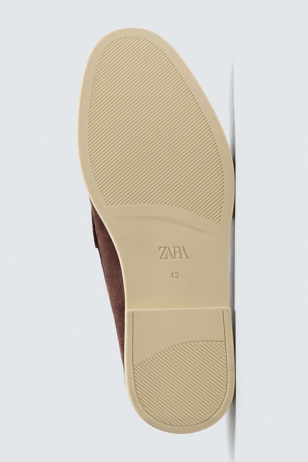 MOCAS?N PIEL CASUAL / Rojo Burdeos - Zara фото 7
