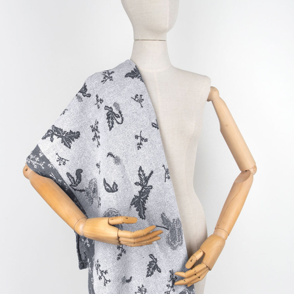 24С93-ШР/у. 50*120 Полотенце "Марьяна" цв. 1 рис. 176 т. серый