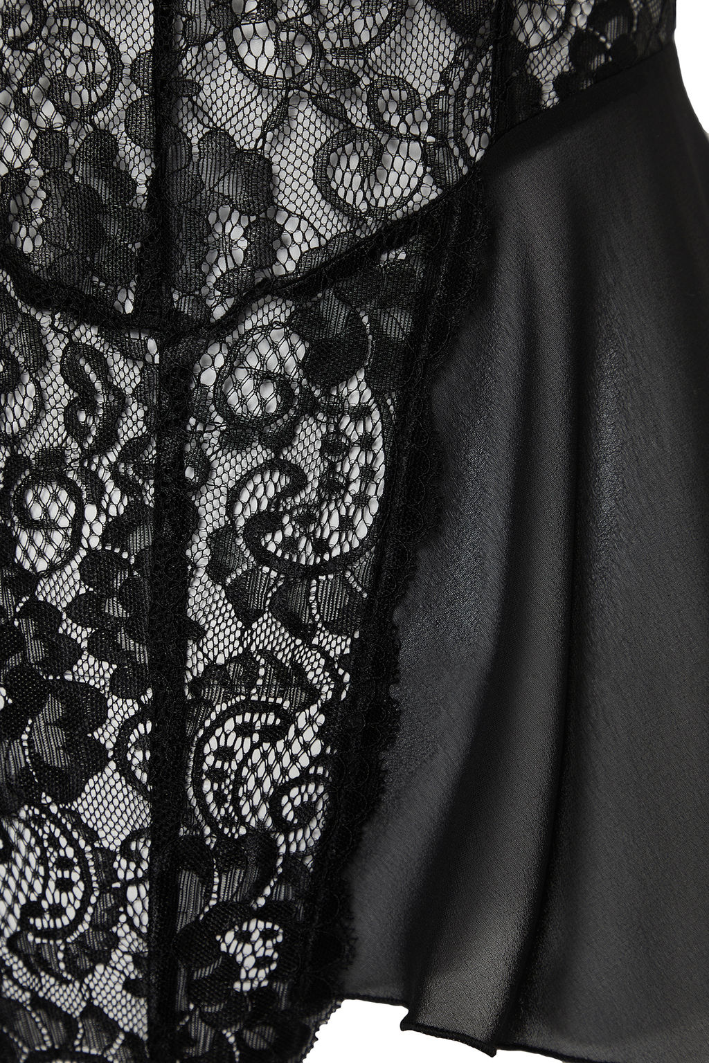 TRENDYOLMILLA Siyah Dantel Bacak Bantl? Ip Ask?l? C?tc?tl? Orme Body THMSS24BD00001  фото 8