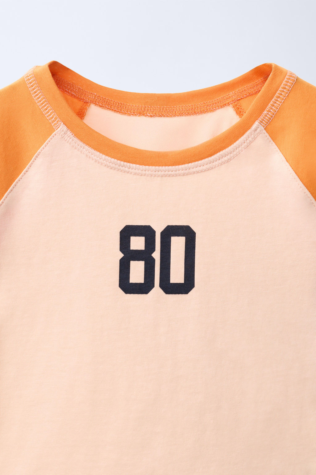 CAMISETA MANGA RANGL?N / Naranja - Zara фото 4