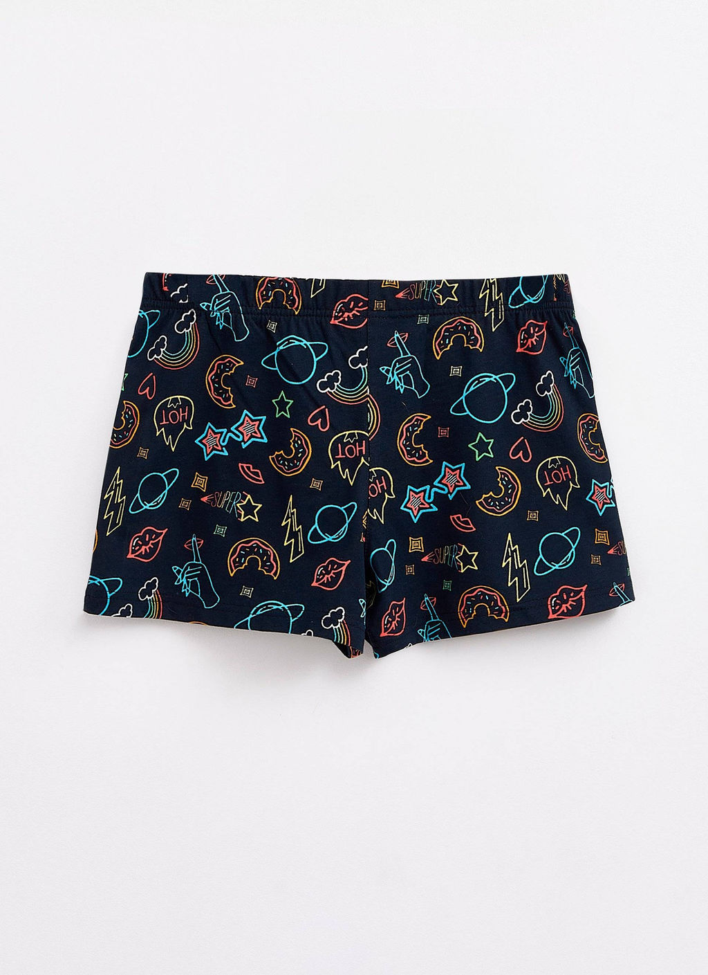 DEA MIA ШОРТЫ ЖЕНСКИЕ 5300 SHORTS (пижамные с рисунком) ЧЕРНЫЙ ЧЕРНЫЙ 20С5300 рис 006