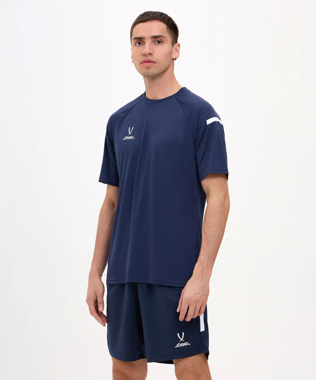 Футболка тренировочная JOGEL CAMP 2 Training Poly Tee, темно-синий  фото 6